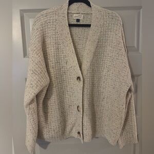 Universal Thread Speckled Cream Cardigan Sweater